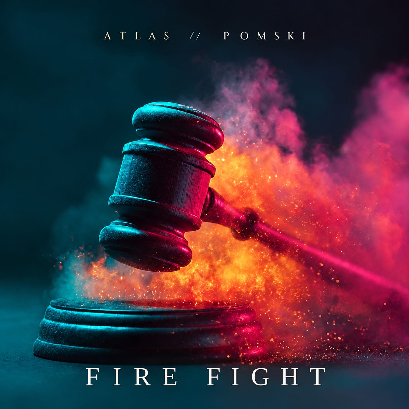 Fire Fight cover art by ATLASPOMSKI