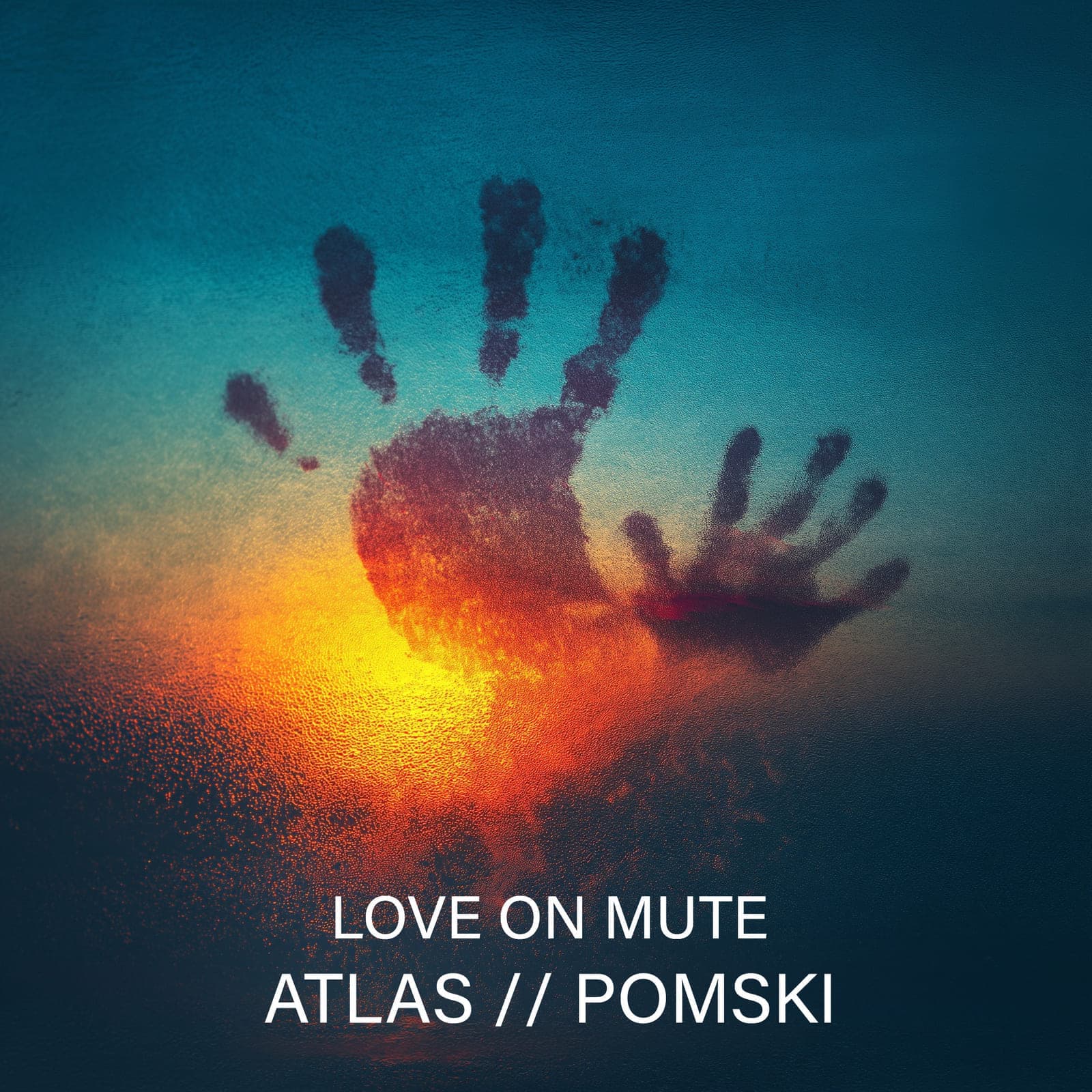 Love On Mute album cover artwork by ATLASPOMSKI.