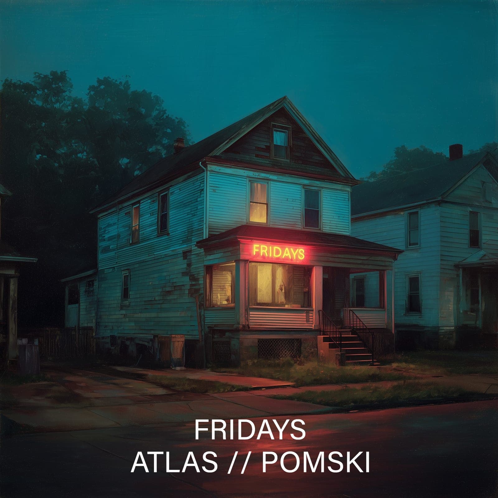 Track artwork for Friday's from Love On Mute by ATLASPOMSKI.