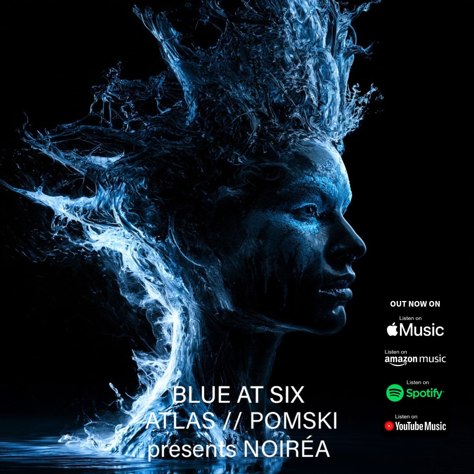 Blue at Six track art